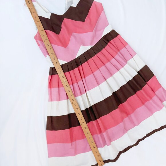 Modcloth Knitted Dove neapolitan stripe dress fits US Medium 6-8 - Picture 10 of 10